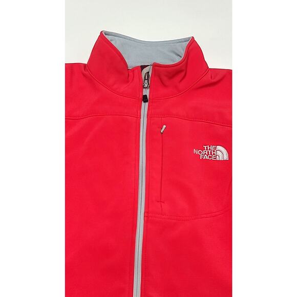 The North Face Jacket Hard Shell Fleece Lined pink zip front women's large - Picture 3 of 11
